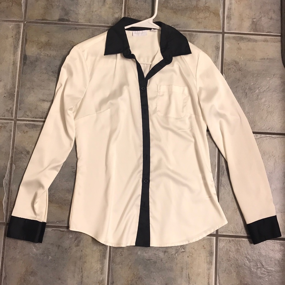 Silky button down